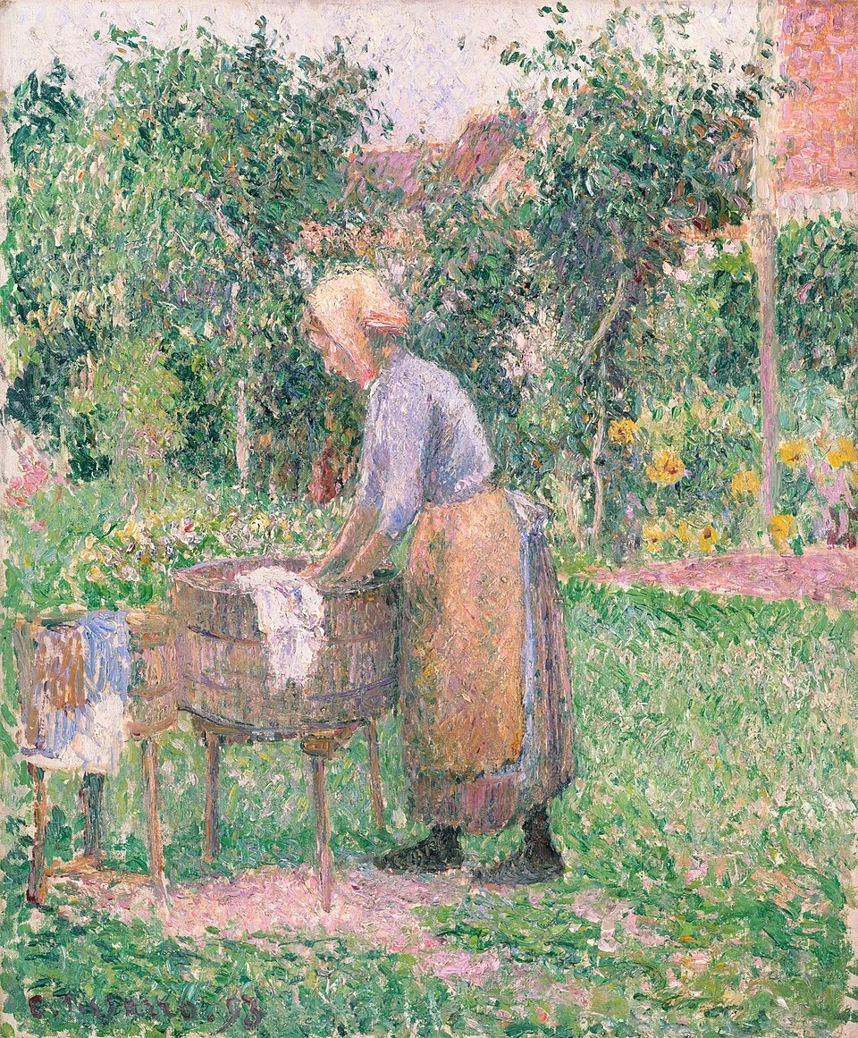 Una lavandaia a Éragny - Metropolitan Museum of Art, New York